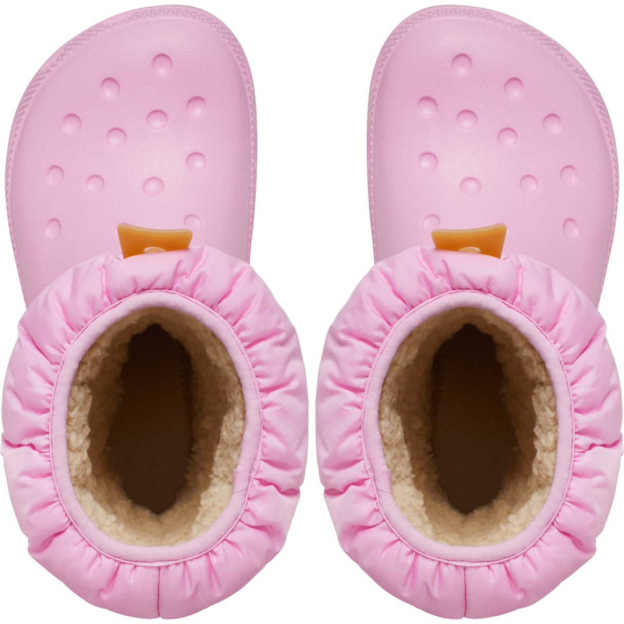 Crocs Pink Tweed/Gum Classic Neo Puff Boot