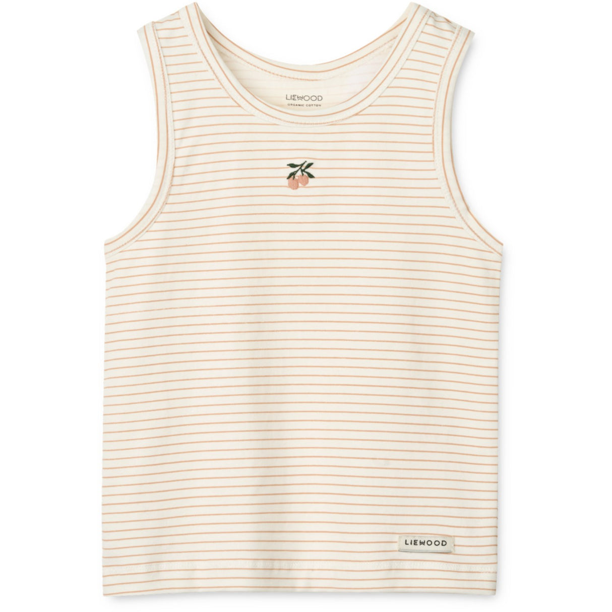 LIEWOOD Mini Peach Sea Shell / Stripe Mix Faris Printed Tank Top 2-Pack