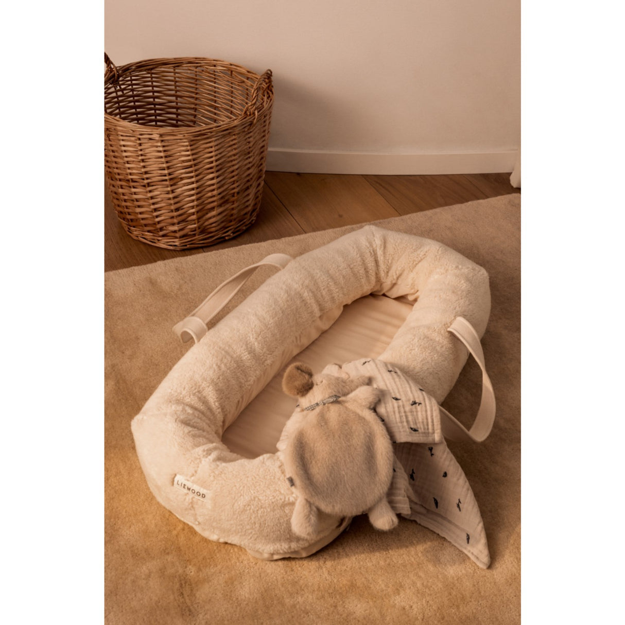 LIEWOOD Mist Roy Elephant Cuddle Cloth