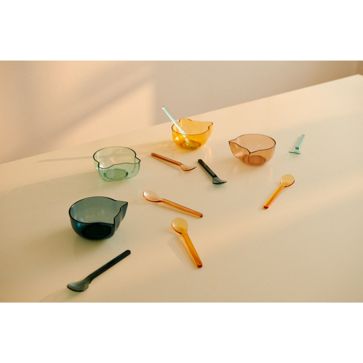 LIEWOOD Indigo Multi Mix Olan Tritan Spoon 8-Pack