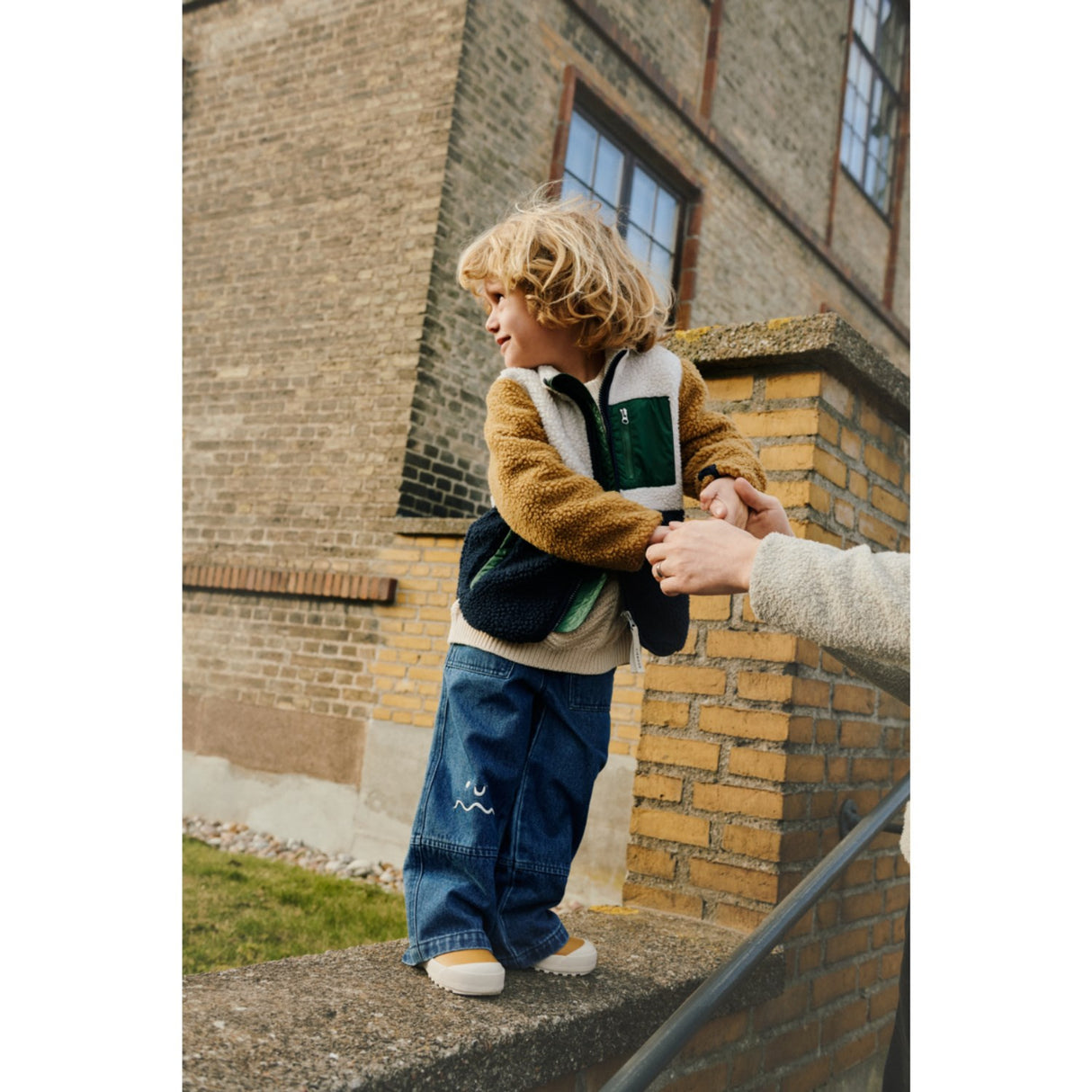 LIEWOOD Medium Blue Denim Cesar Placement Denim Pants