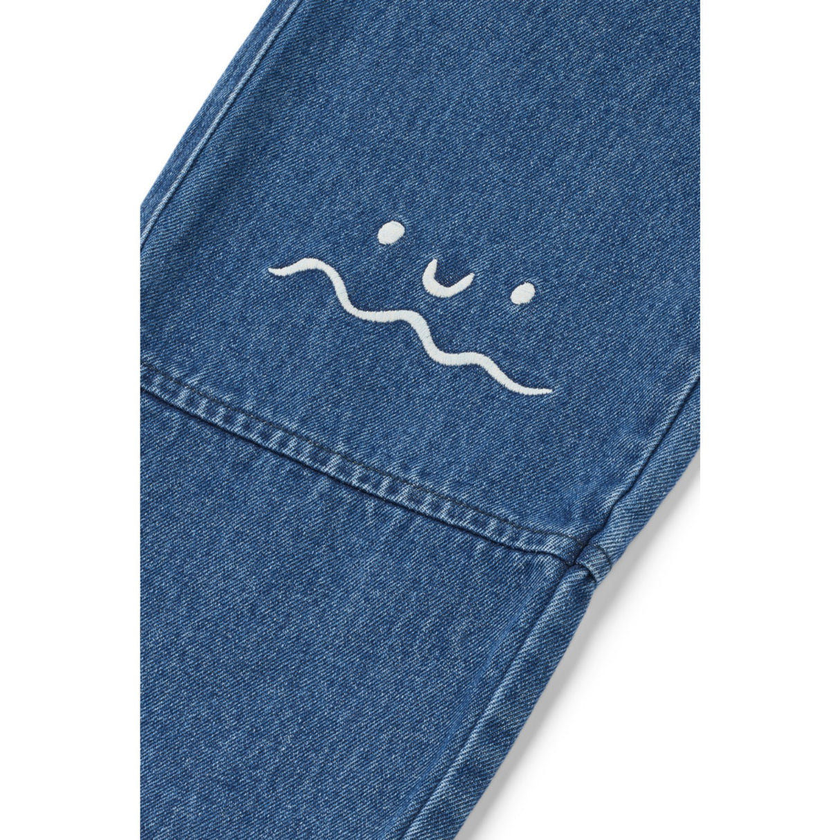 LIEWOOD Medium Blue Denim Cesar Placement Denim Pants