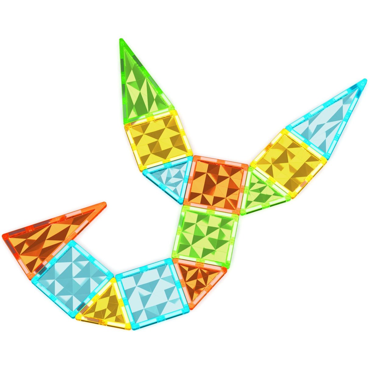 Geomag Magnetic Tiles Gems 16 Pcs