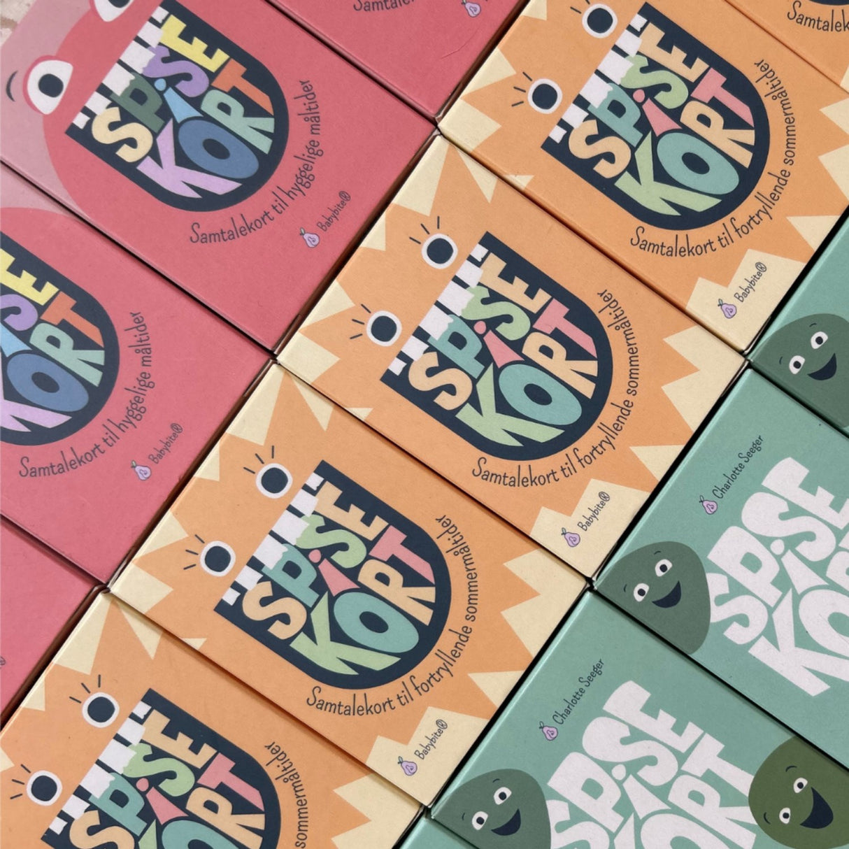 Babybite SPISEKORT: Samtalekort Til Hyggelige Måltider
