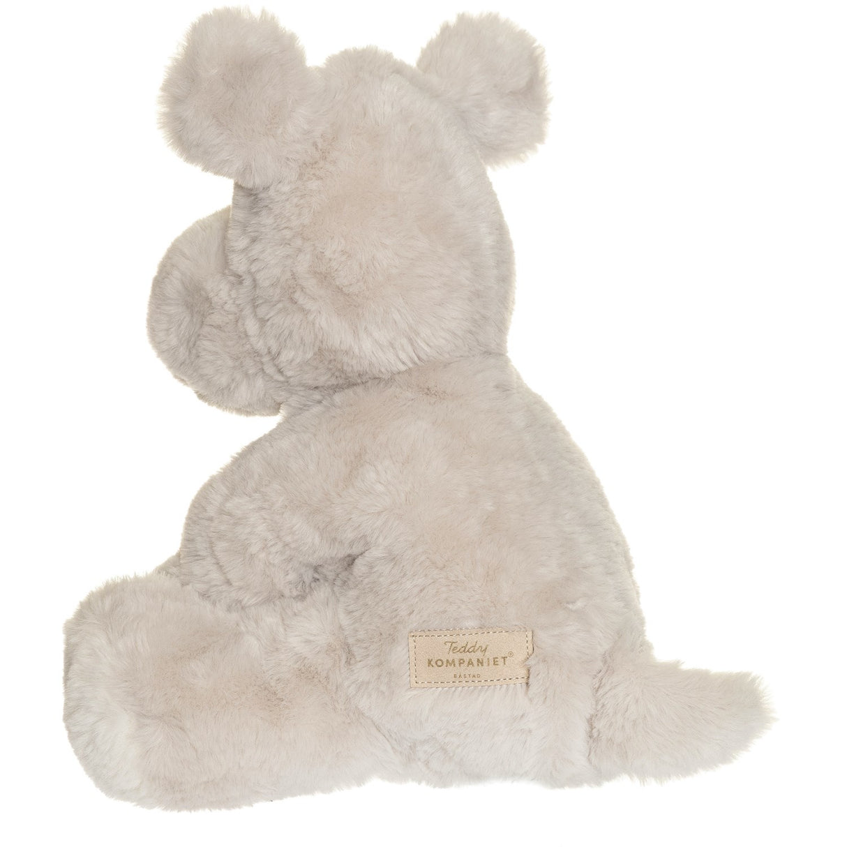 Teddykompaniet Grå Teddy Mocca - Hund, 34 Cm