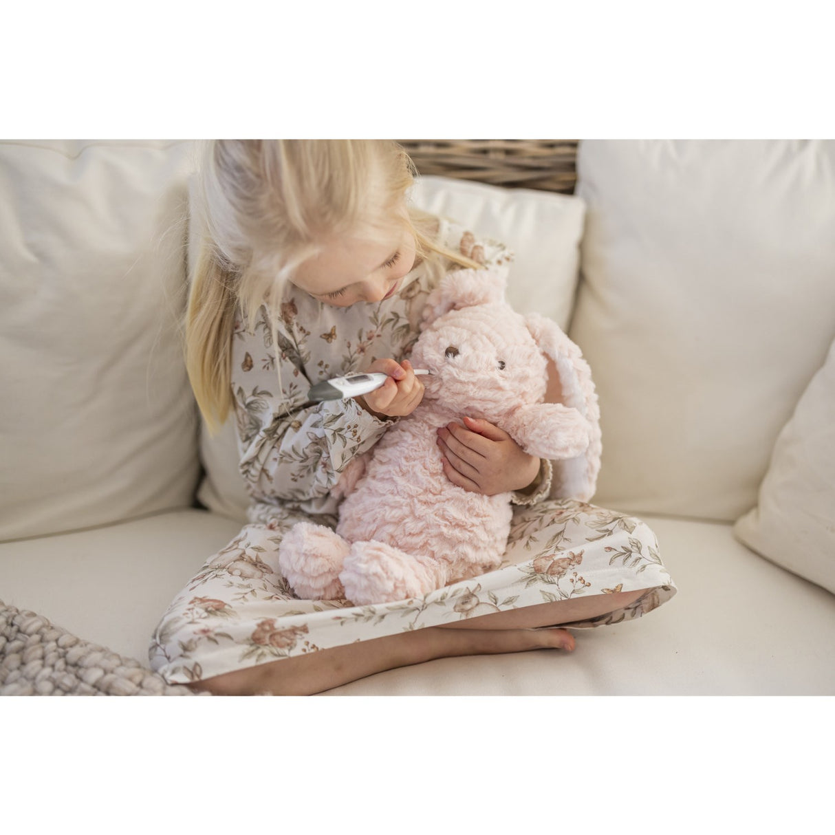 Teddykompaniet Rosa Teddy Heaters - Kanin