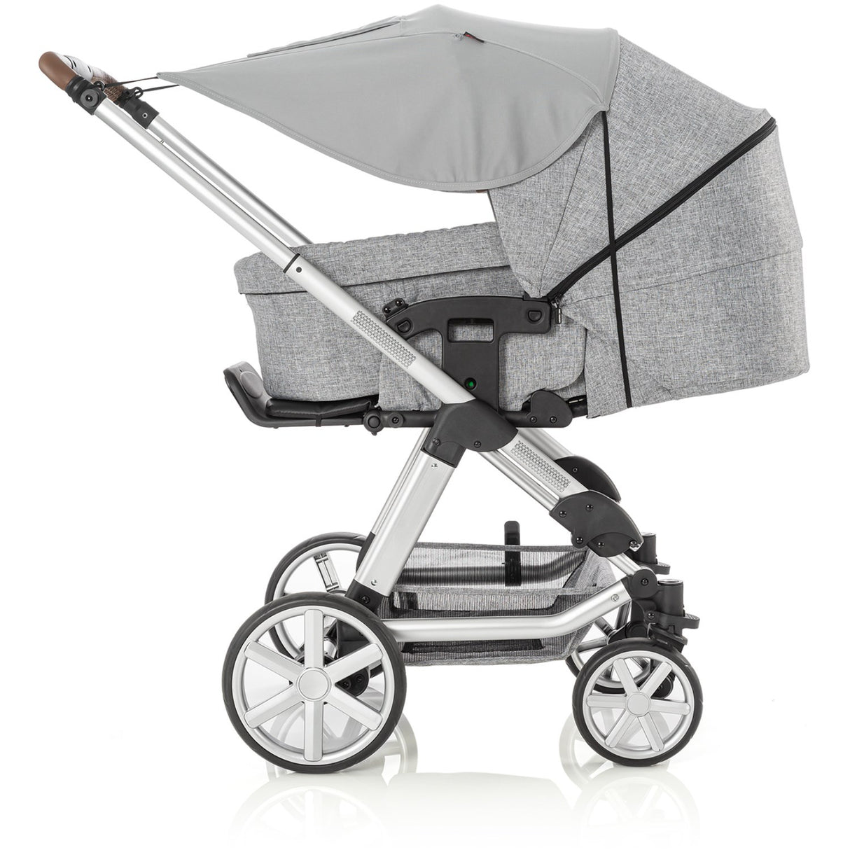 REER Grå ShineSafe - Markise Til Barnevognen