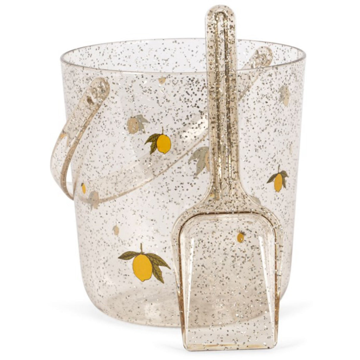 Konges Sløjd Lemon Glitter Bucket And Shovel Print