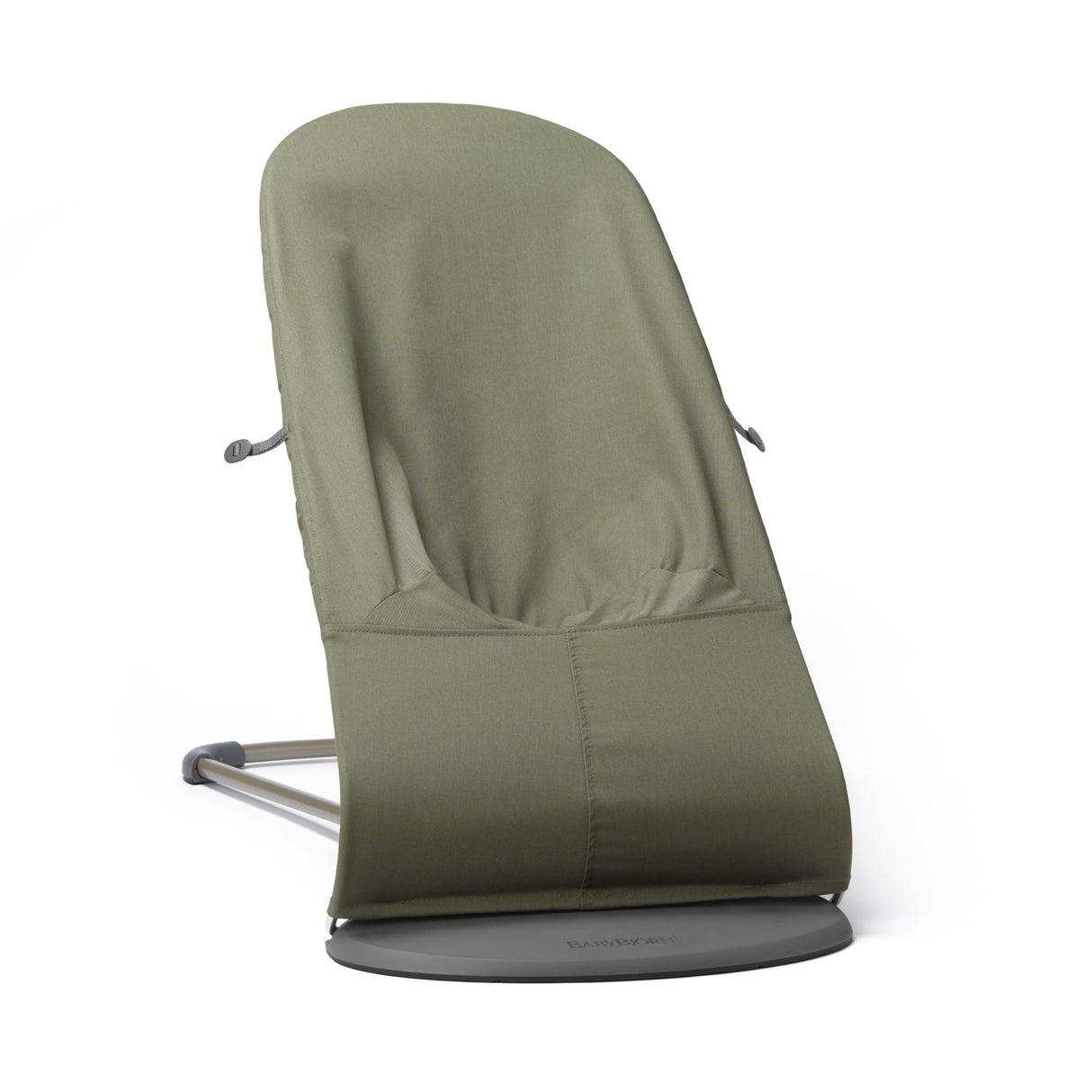 BabyBjörn Dark Green Bouncer Bliss - Woven, Flower Leaf Quilt