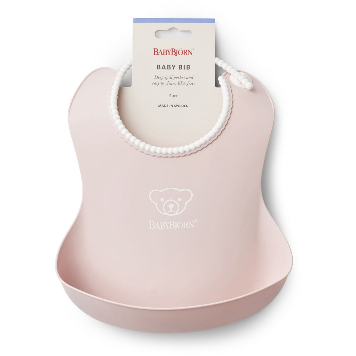BabyBjörn Pastel Pink Bib