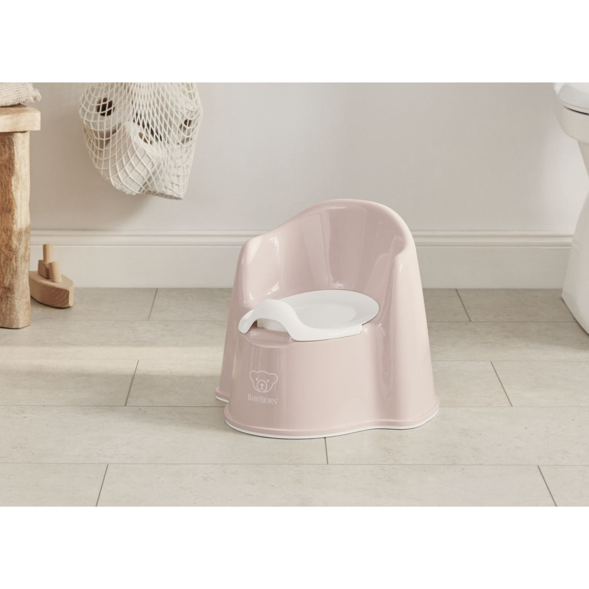 BabyBjörn Pink/White Potty