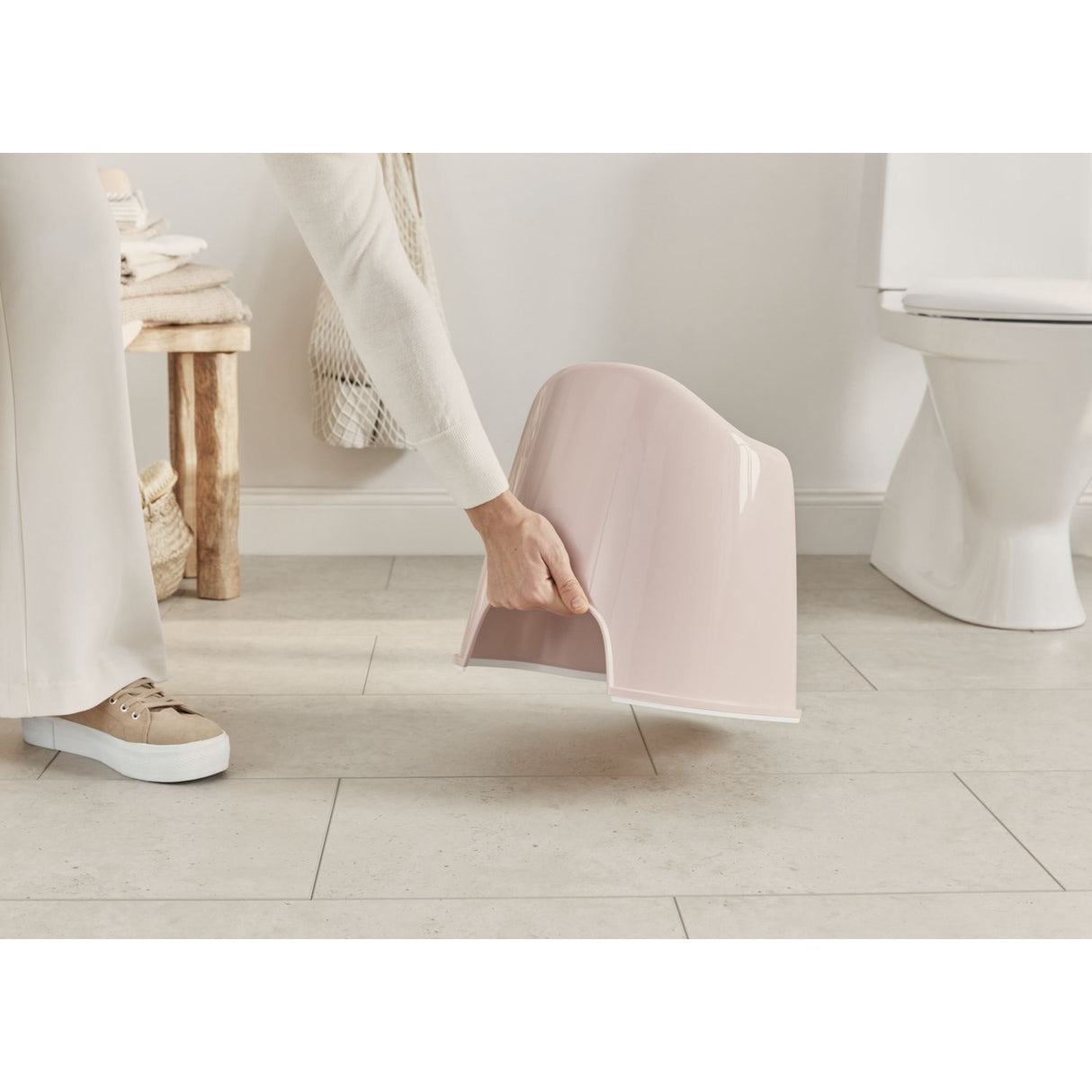 BabyBjörn Pink/White Potty