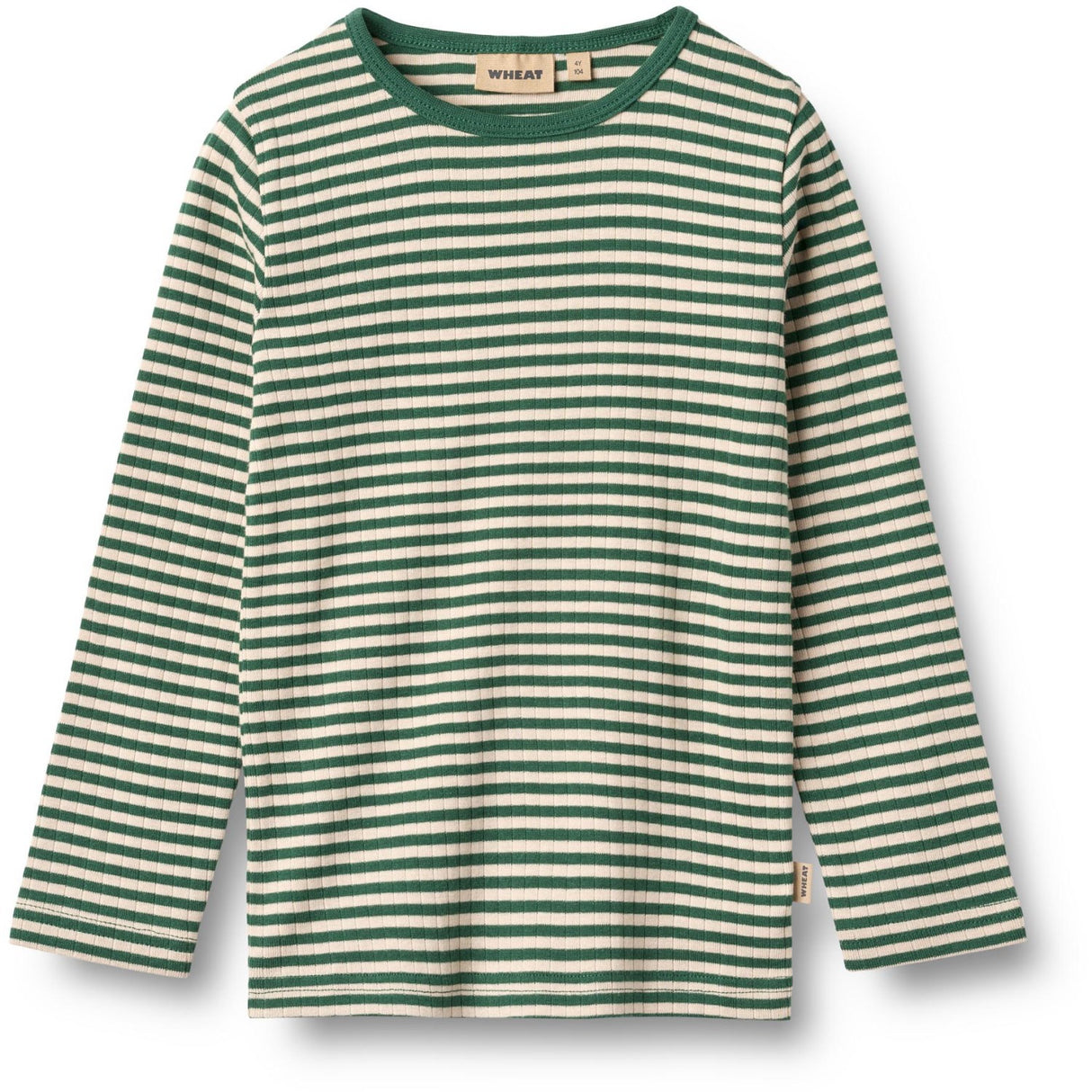 Wheat Green Stripe Blouse Stig
