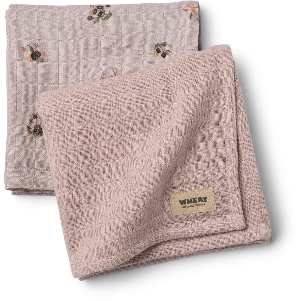 Wheat Soft Lilac 2 Pk Muslin Kaya