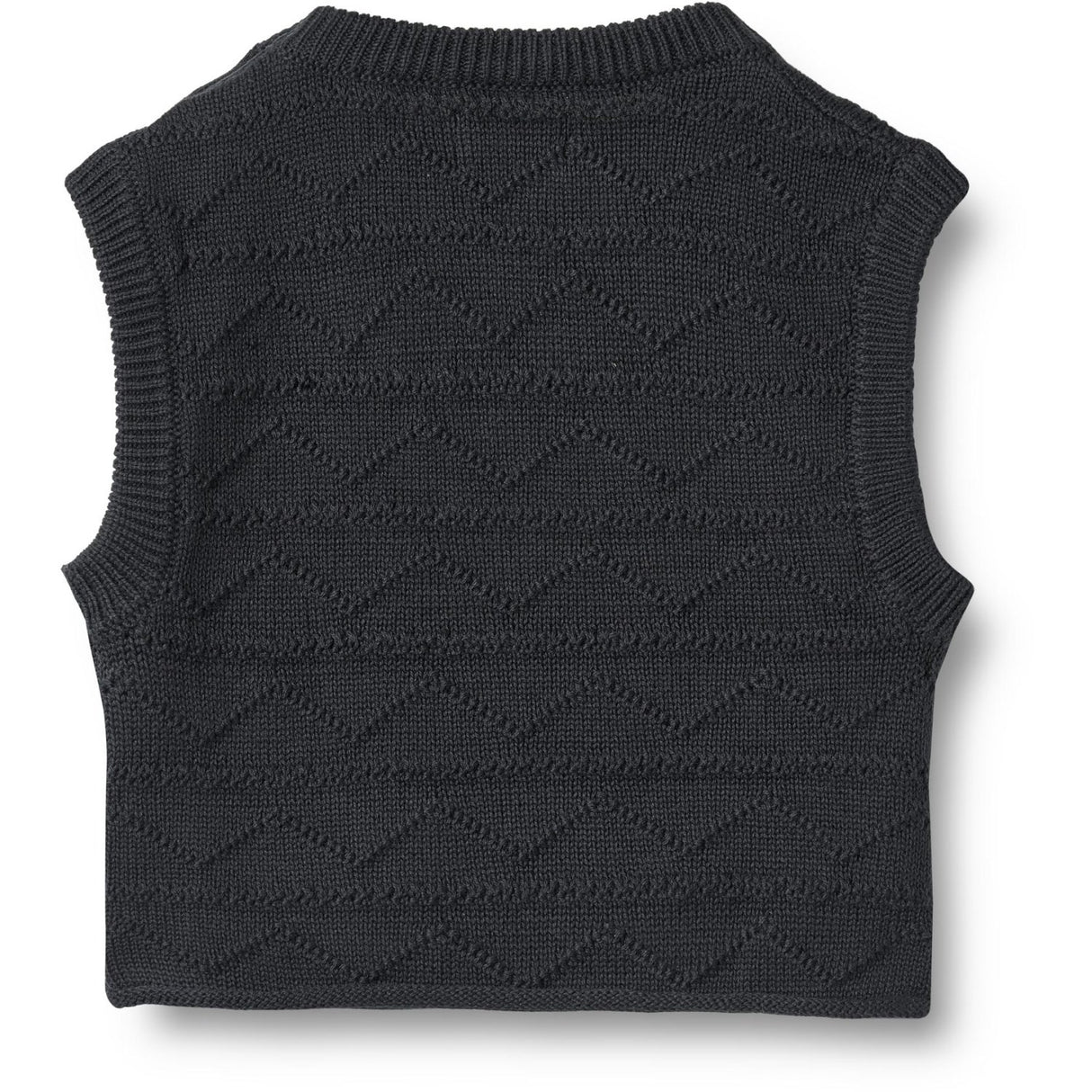 Wheat Navy Knit Vest Bobby
