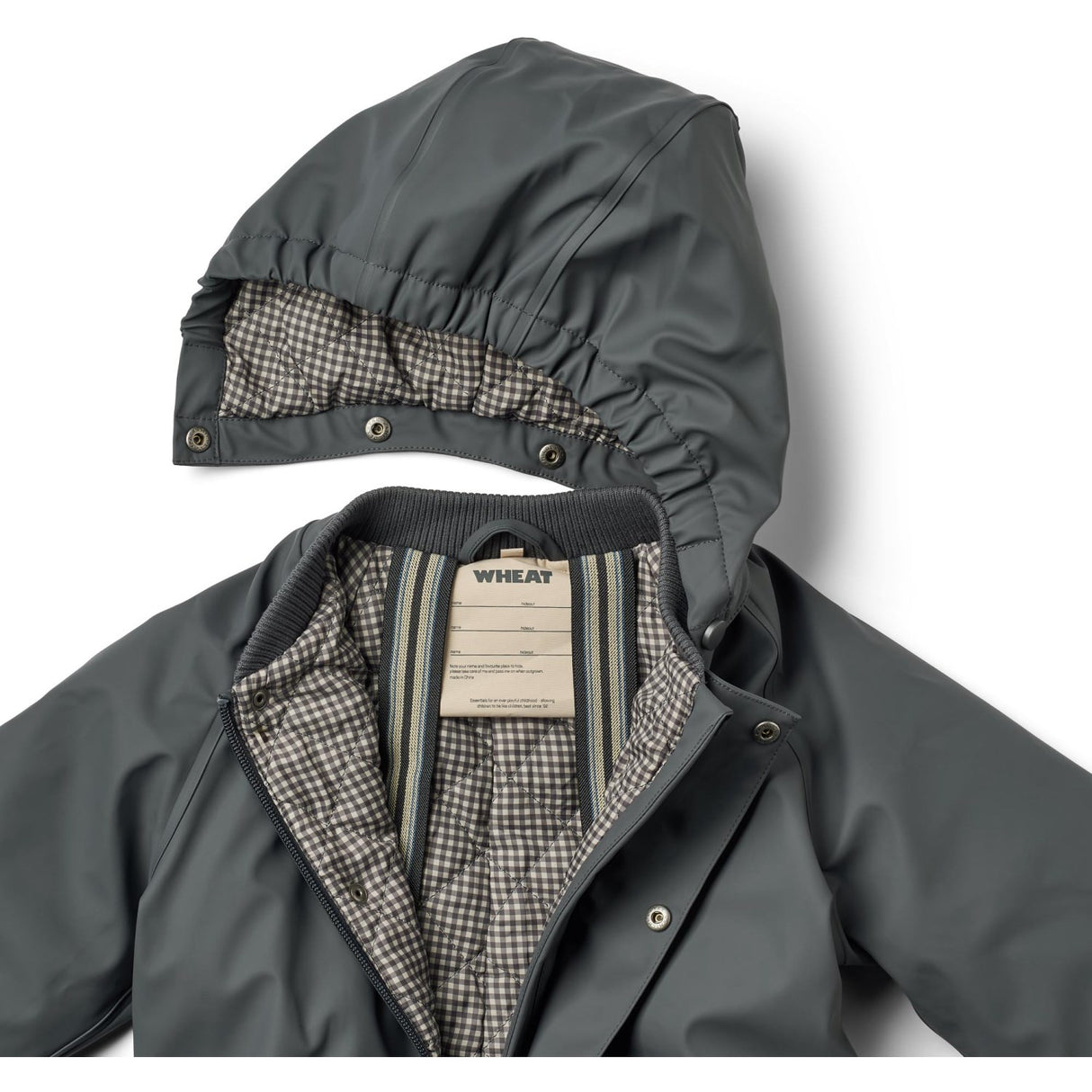 Wheat Greyblue Thermo Rain Suit Aiko