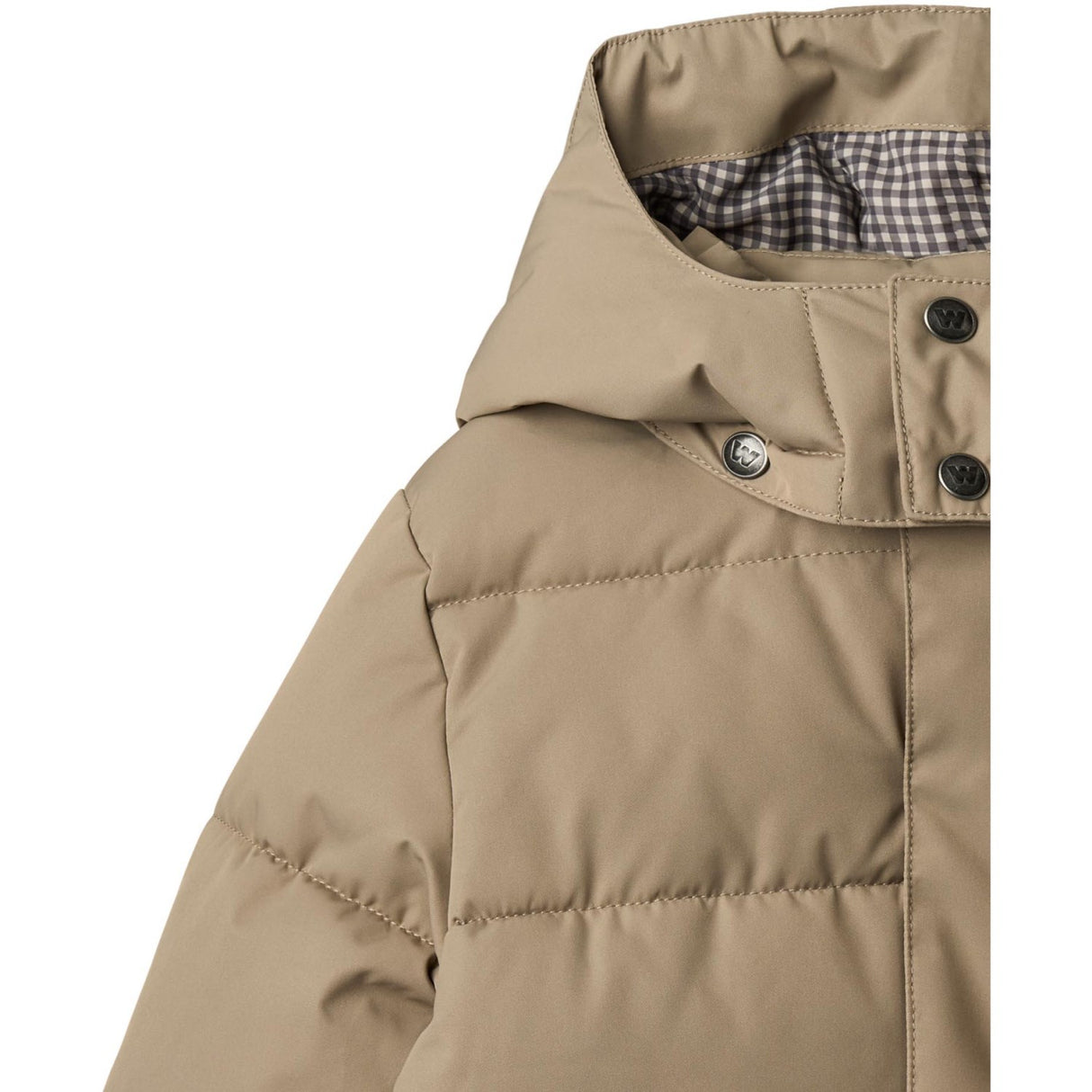 Wheat Grey Stone Puffer Jacket Gael