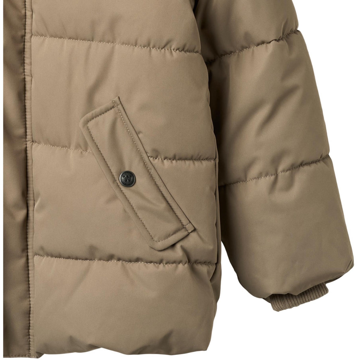 Wheat Grey Stone Puffer Jacket Gael