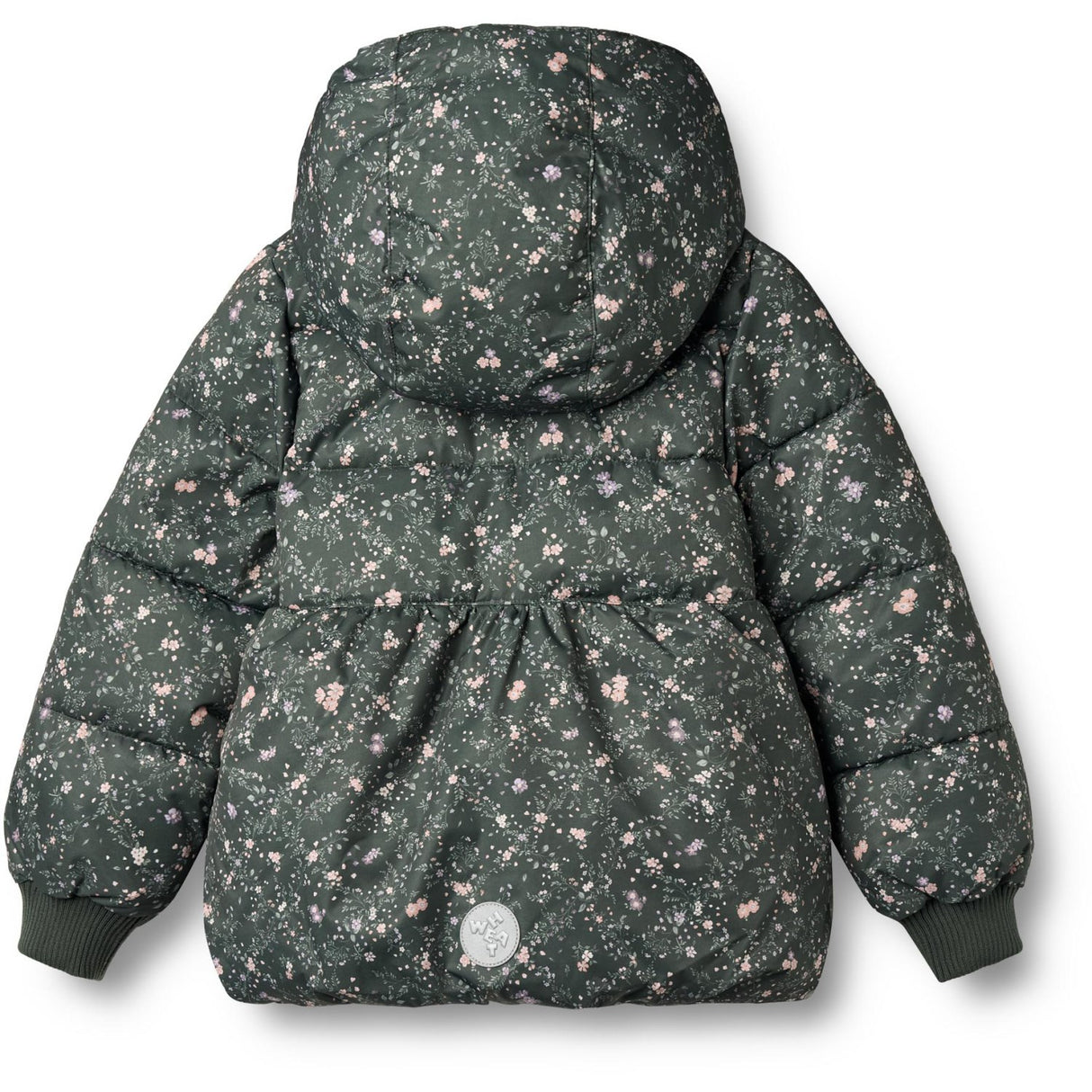 Wheat Forest Lake Checked Flowers Puffer Jacket Karla