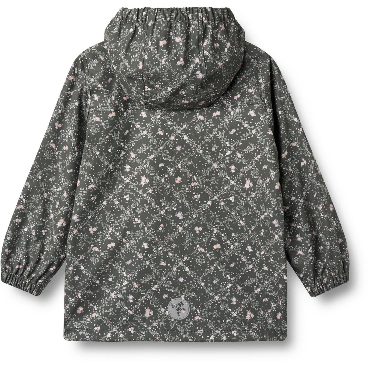 Wheat Forest Lake Checked Flowers Rainwear Ollo Jacket