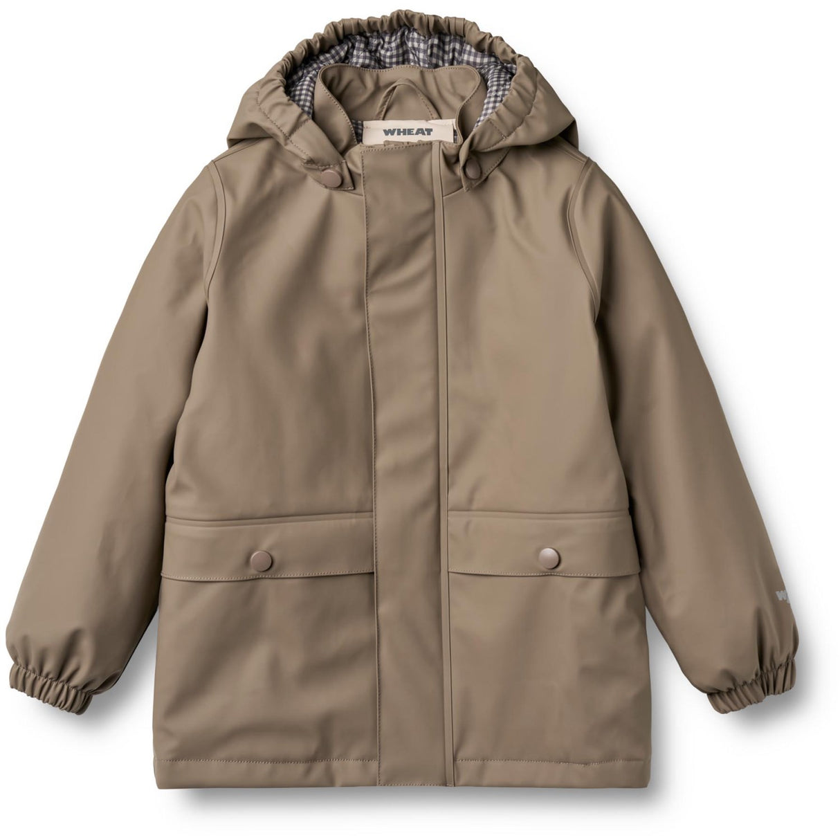 Wheat Dry Wood Thermo Rain Coat Aju