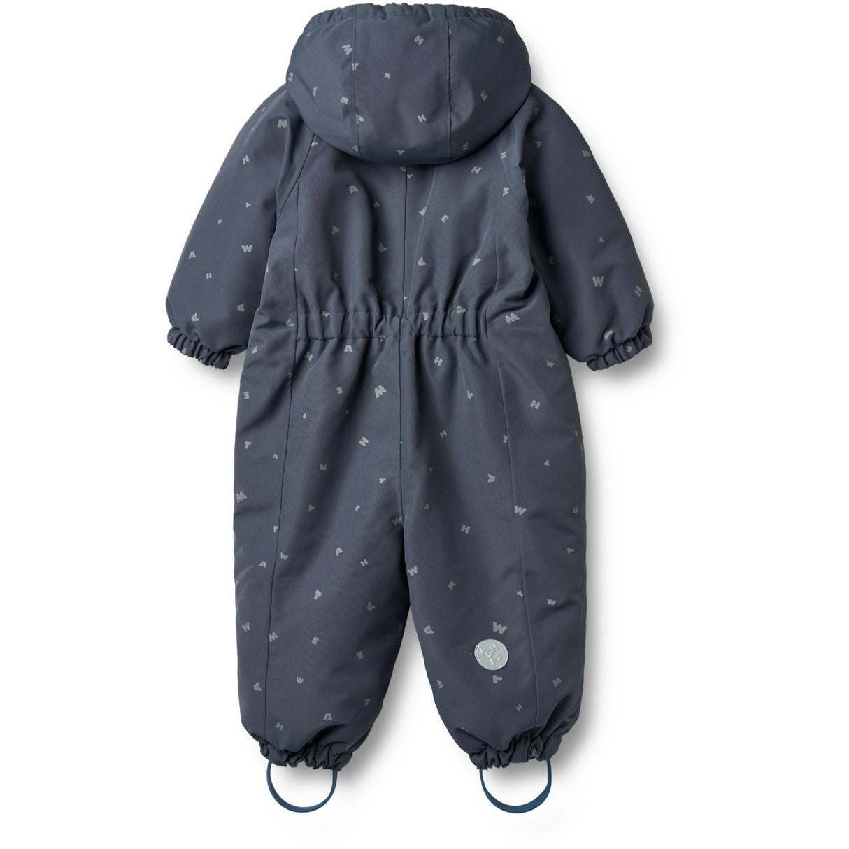 Wheat Greyblue Letters Snowsuit Adi