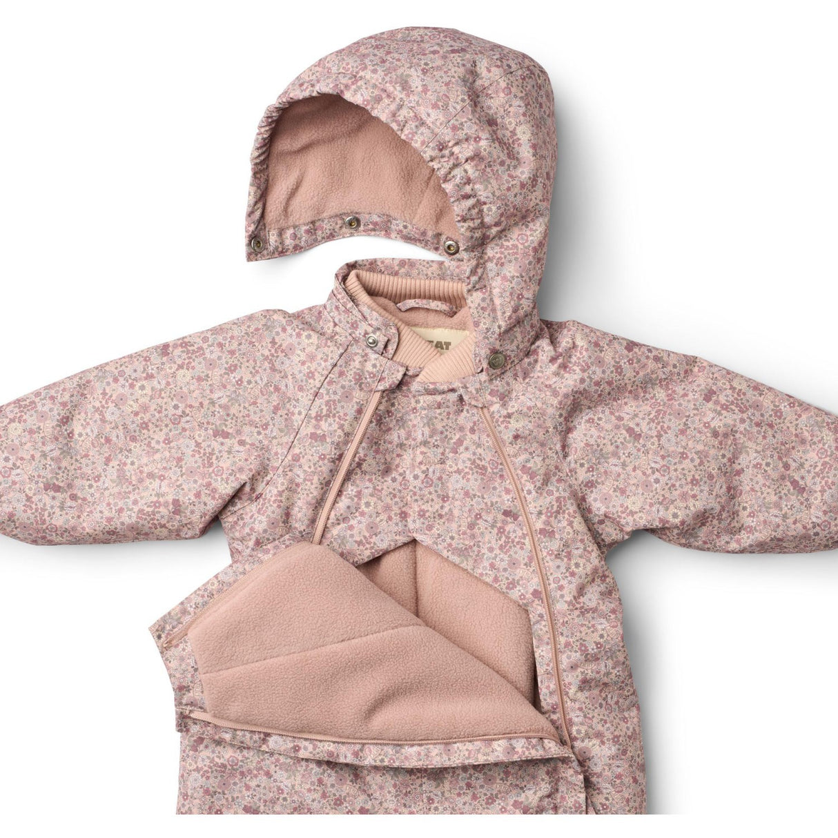 Wheat Rose Dust Flowers Snowsuit Adi