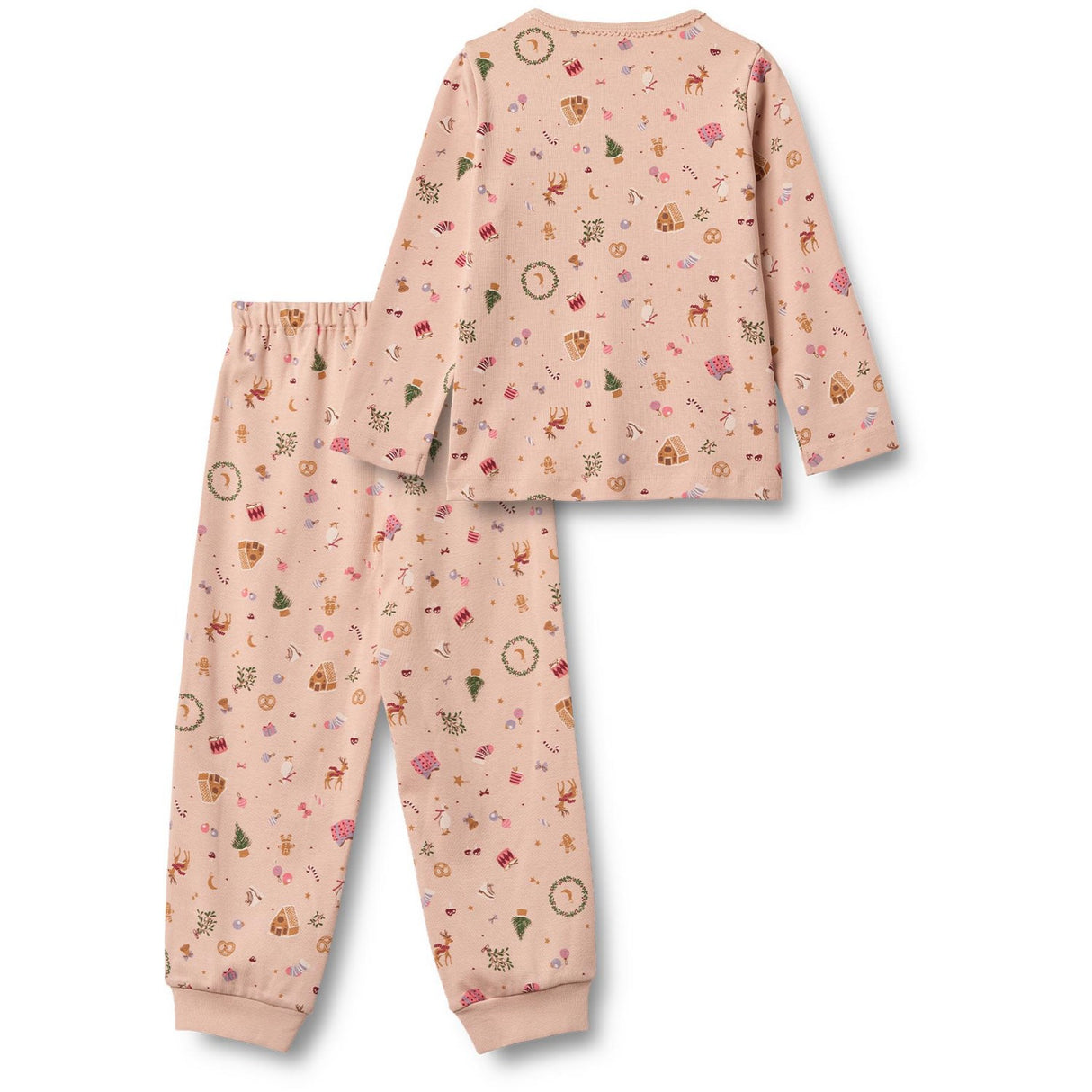 Wheat Rose Dust Holiday Nightwear Picoting Mila