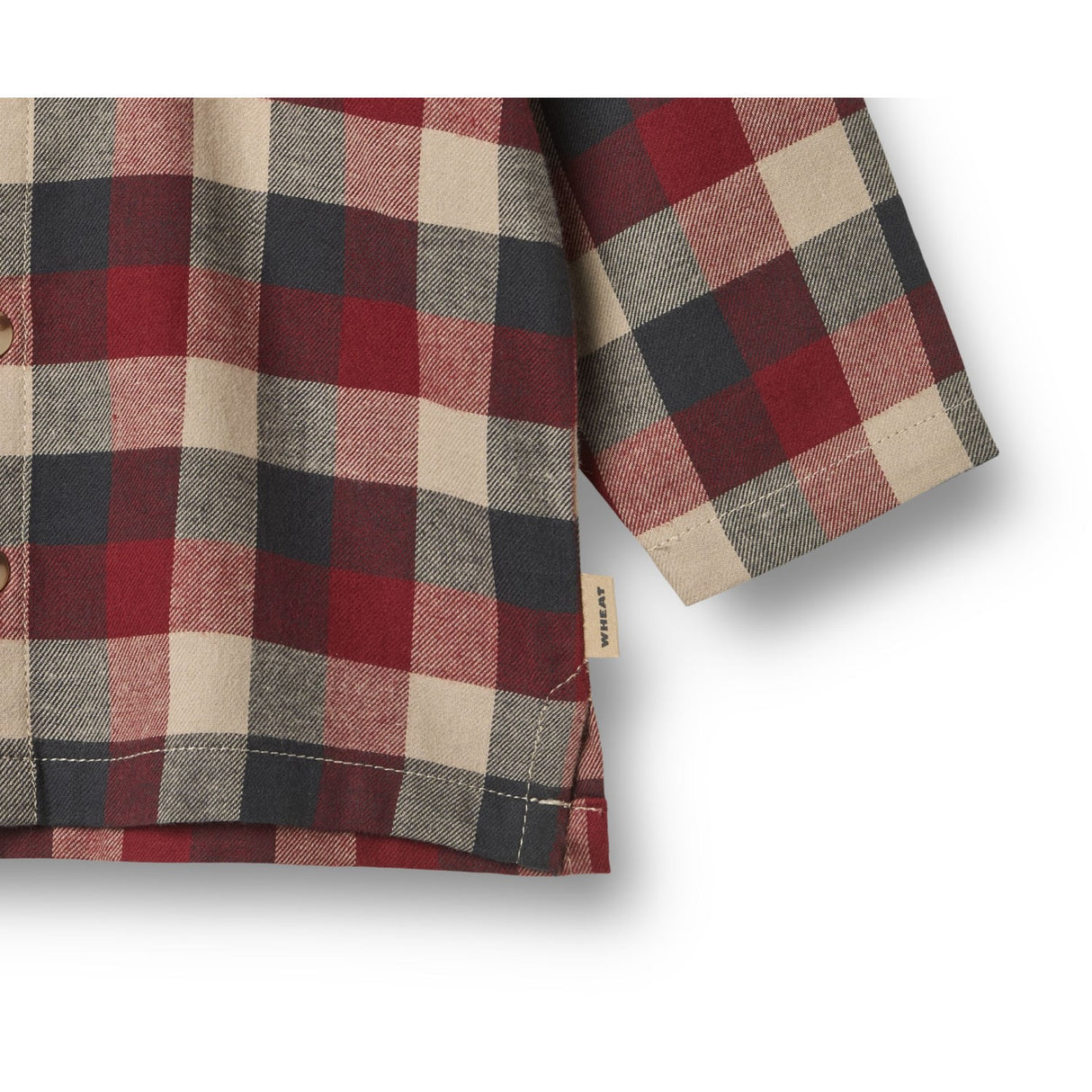 Wheat Red Blue Check Shirt Shelby