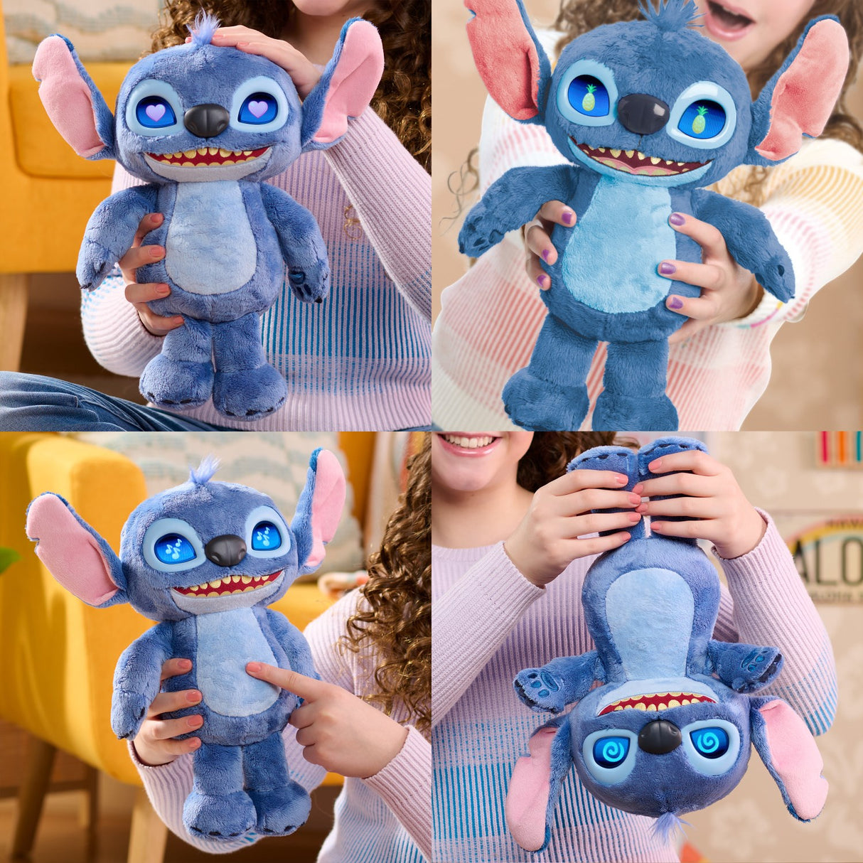 Disney Stitch Movie Emotive Eye Feature Plush 27 Cm