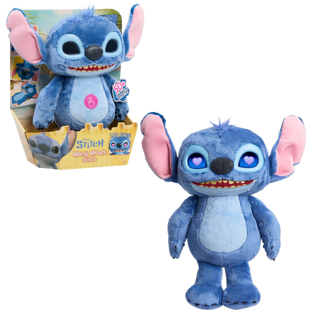 Disney Stitch Movie Emotive Eye Feature Plush 27 Cm