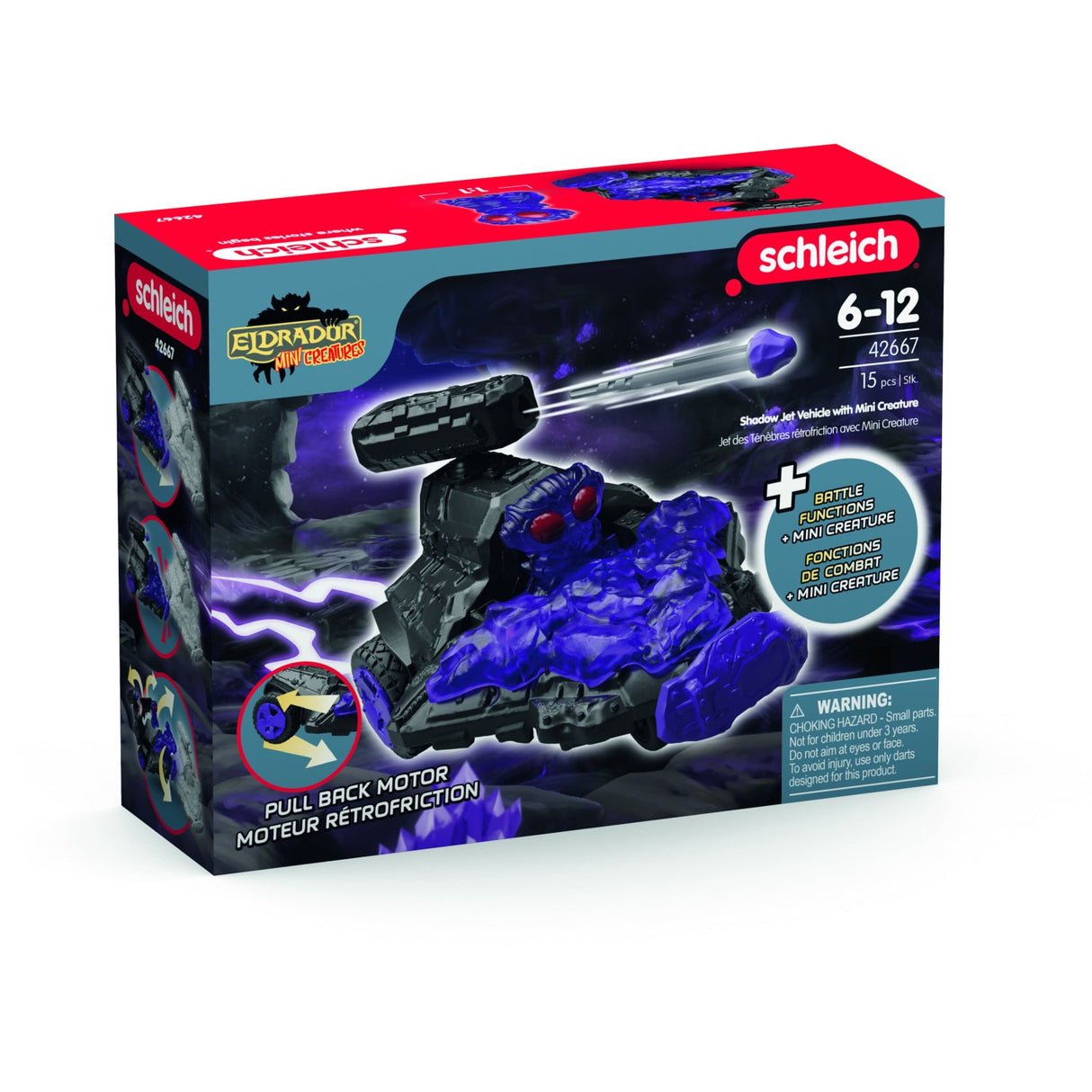 Schleich Shadow Jet Vehicle With Mini Creature