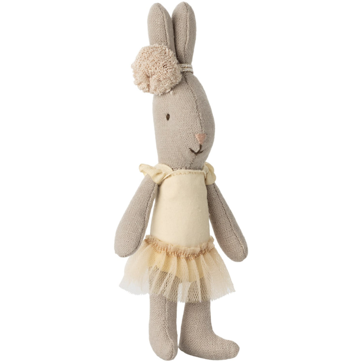 Maileg Rabbit, Micro - Ballet Suit And Skirt Cream