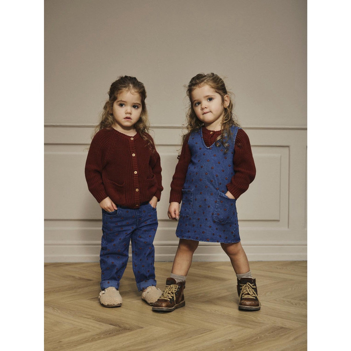 Lil'Atelier Spiced Apple Nmfemlen Lis Ls Knit Card Lil