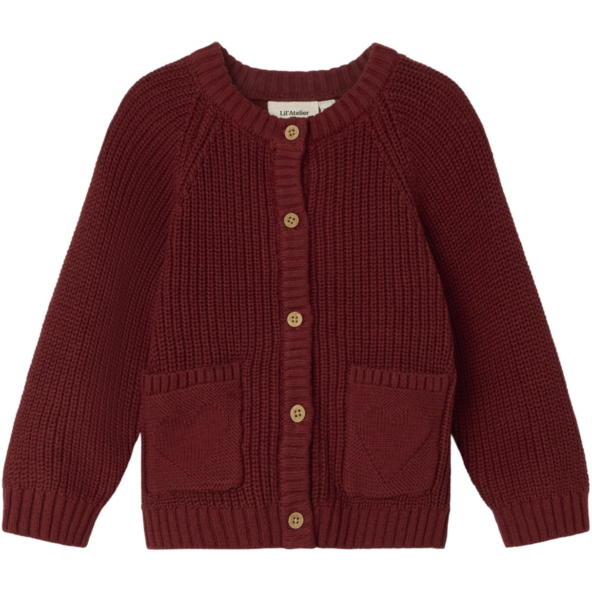 Lil'Atelier Spiced Apple Nmfemlen Lis Ls Knit Card Lil