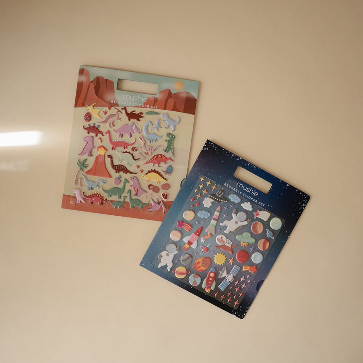 Mushie Dino Reusable Sticker Set