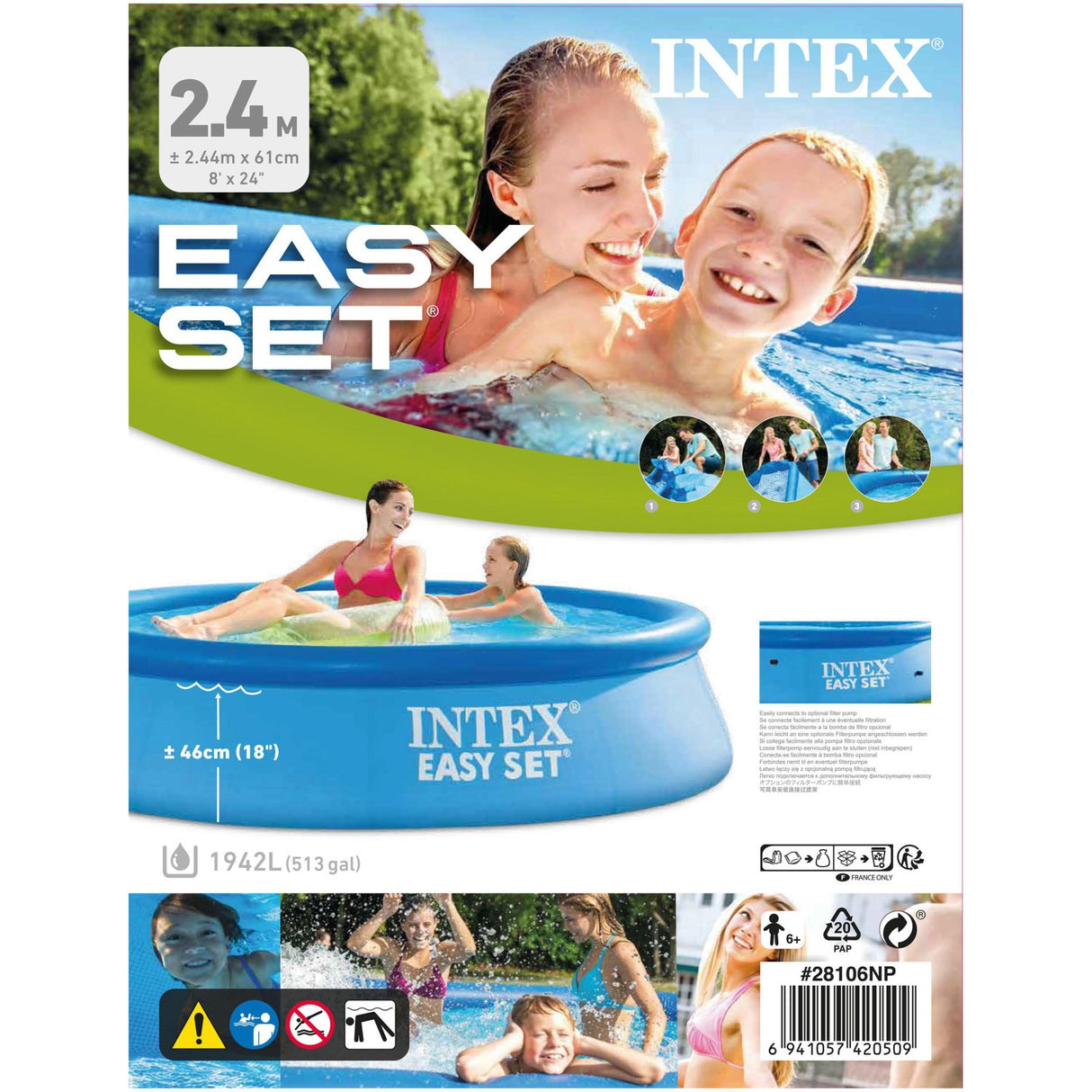 INTEX® 1.942 L Easy Set Pool