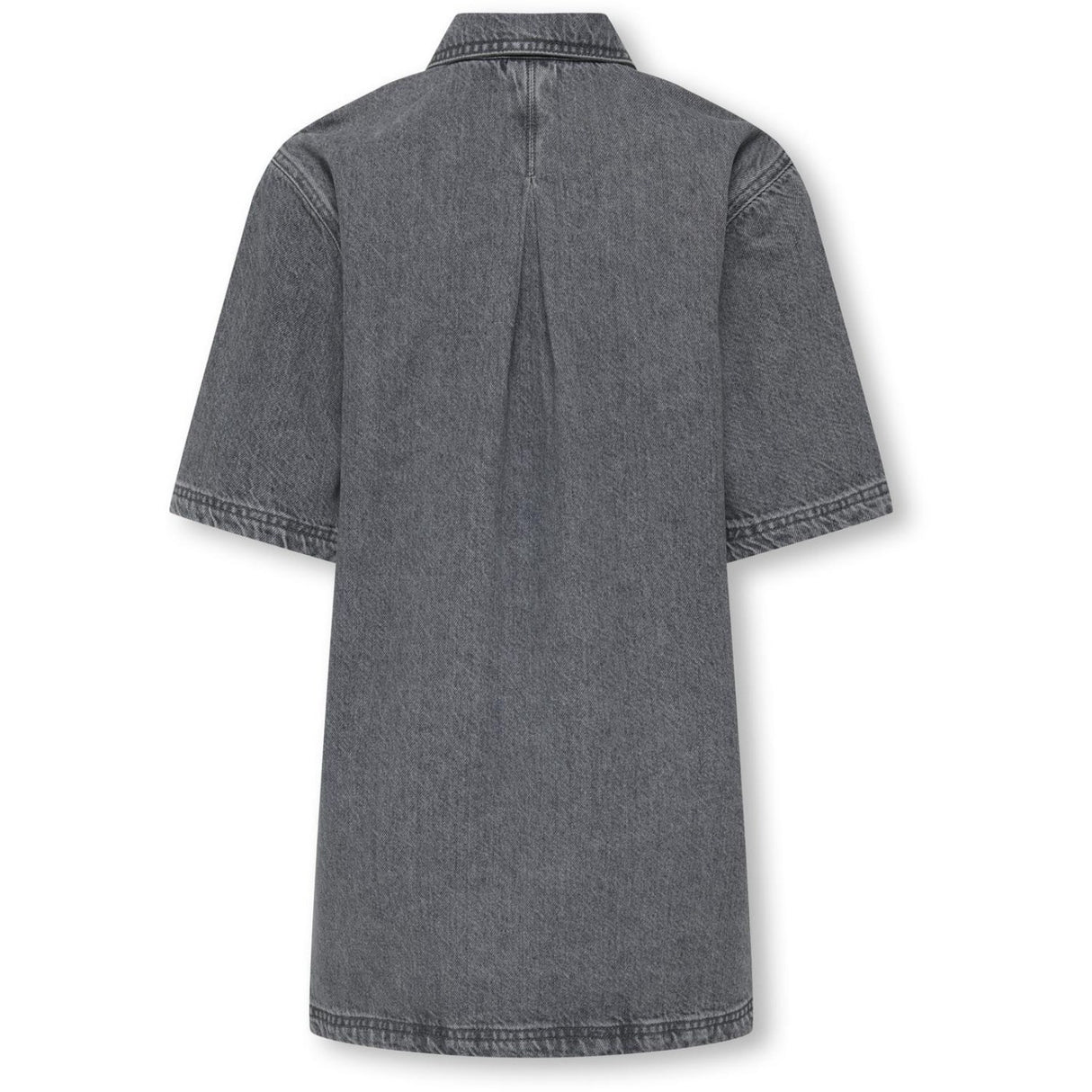 kids ONLY Grey Denim Koggry S/S Dress Dnm Azg