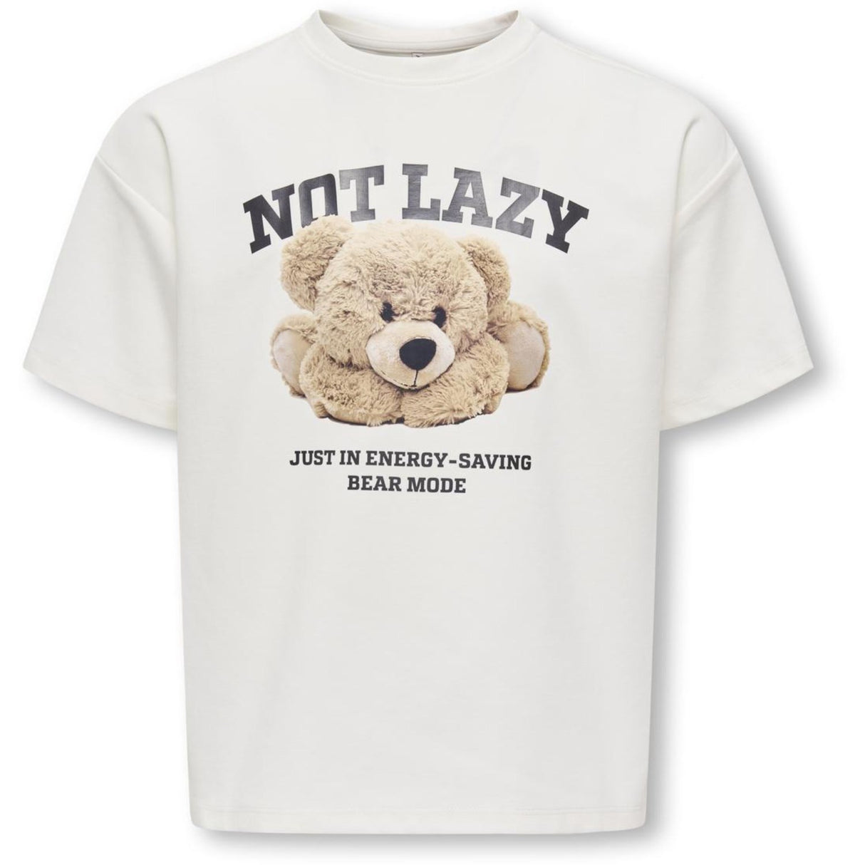 kids ONLY Cloud Dancer Lazy Kogbillie Ss Loose Teddy Top Jrs Noos