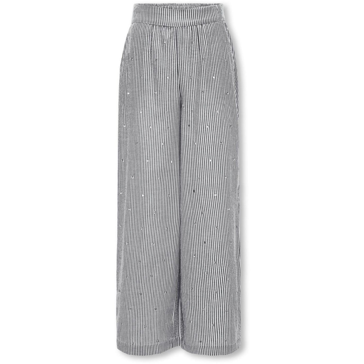 kids ONLY Bright White Naval Academy Kogsiv-Smilla Life Ls Rhinest. Pants Cp