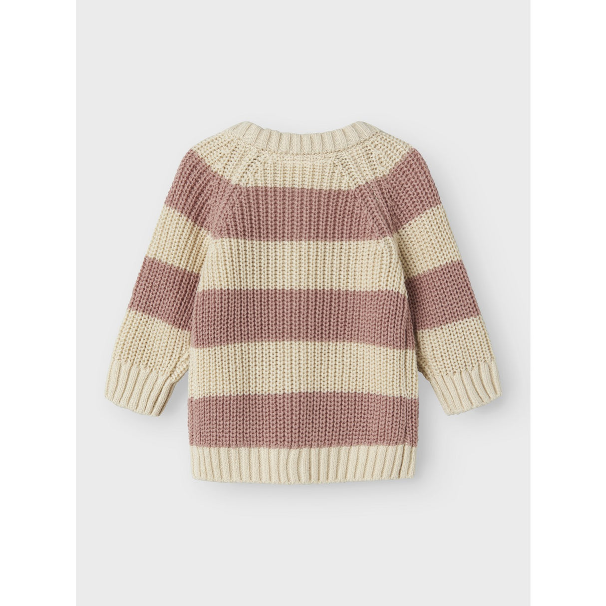 Lil'Atelier Turtledove Misty Rose Nbfemlen Knit Card Stripe Lil