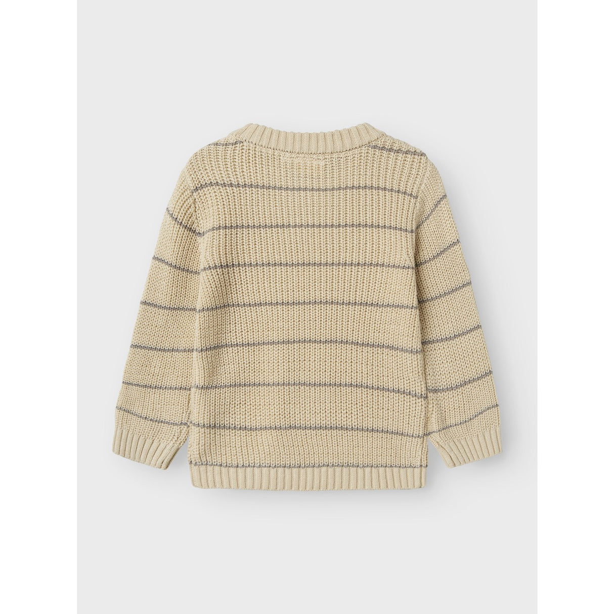 Lil'Atelier Turtledove Nmmemlen Ls Knit Stripes Lil