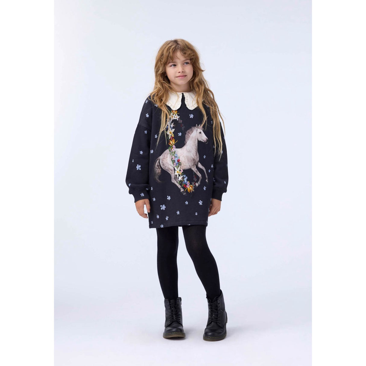 Molo Flower Jump Cyrella Dress LS