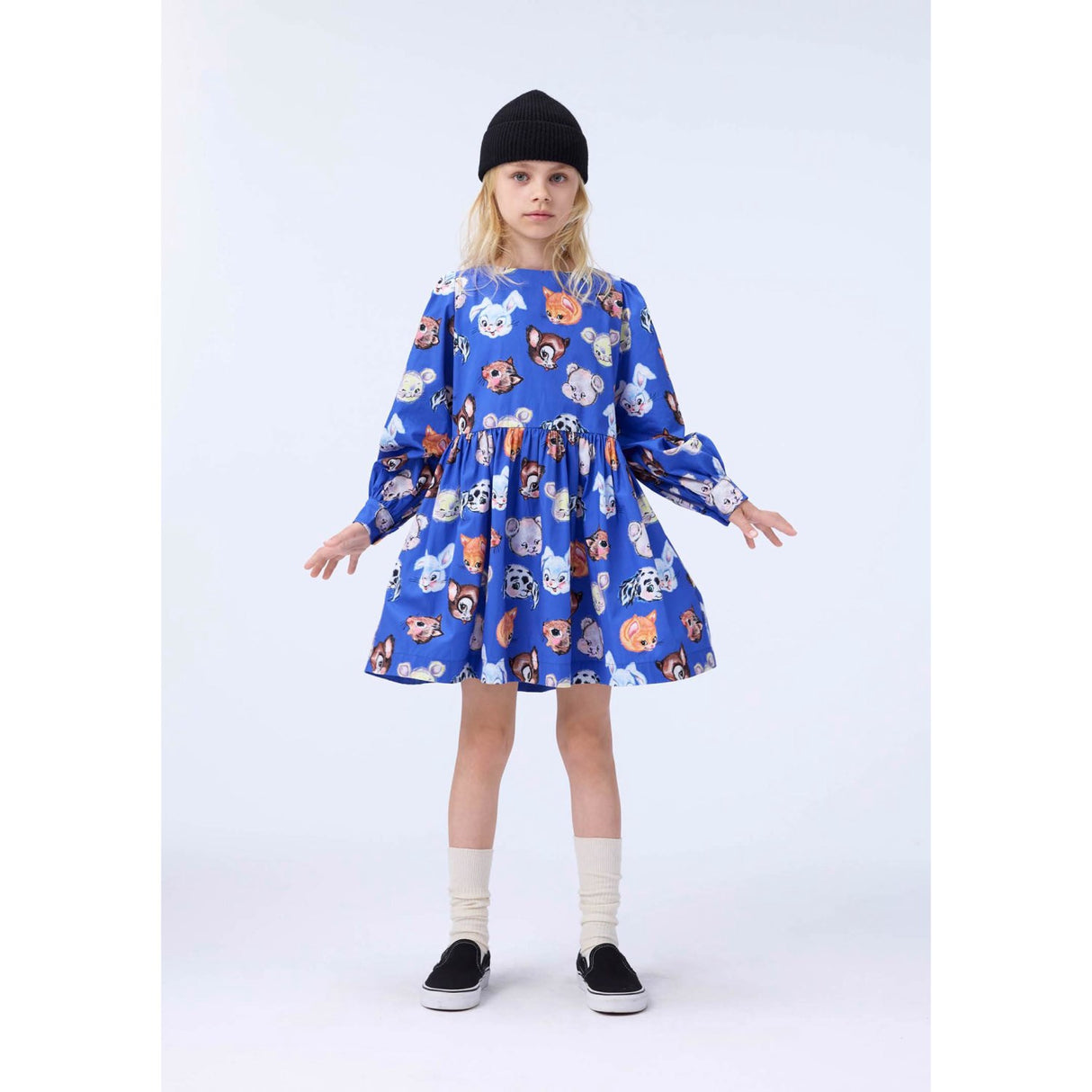 Molo Violet Blue Cleo Dress LS