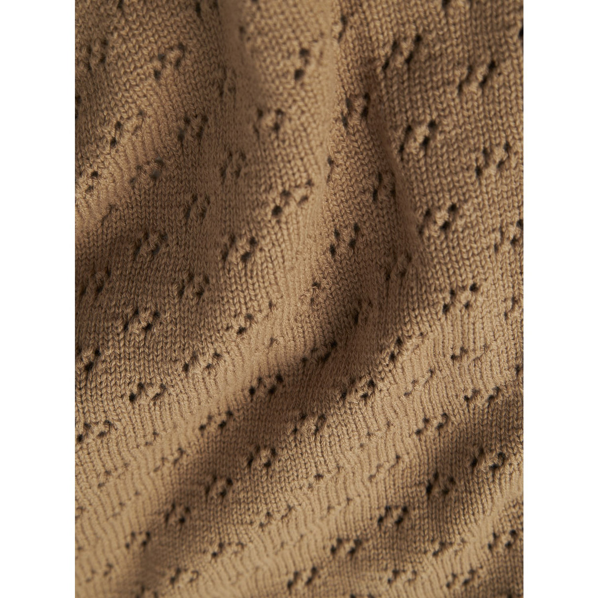 Lil'Atelier Sepia Tint Nbnnilio Knit Blanket Lil
