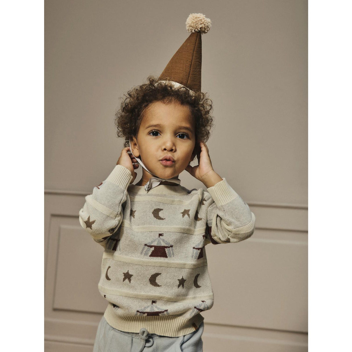 Lil'Atelier Turtledove Nmmlamai Ls Knit Lil
