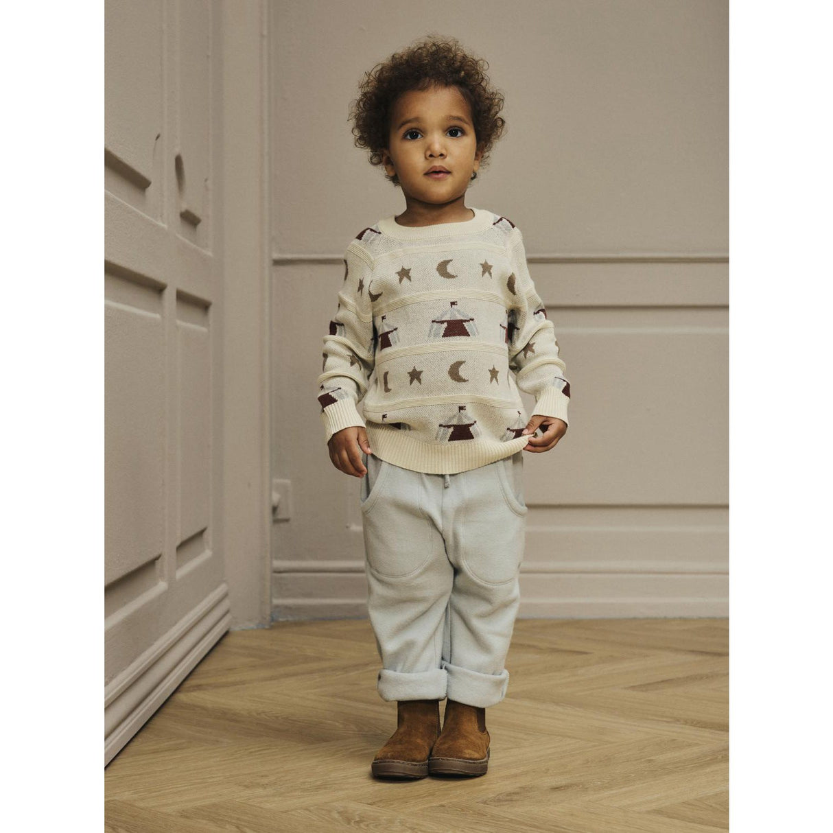 Lil'Atelier Turtledove Nmmlamai Ls Knit Lil