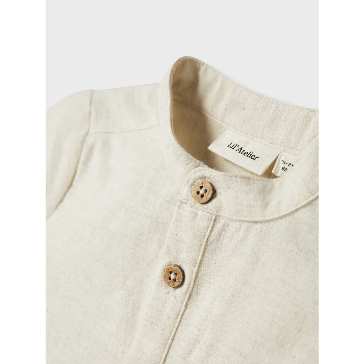 Lil'Atelier Turtledove Nmmotto Ls Shirt Lil