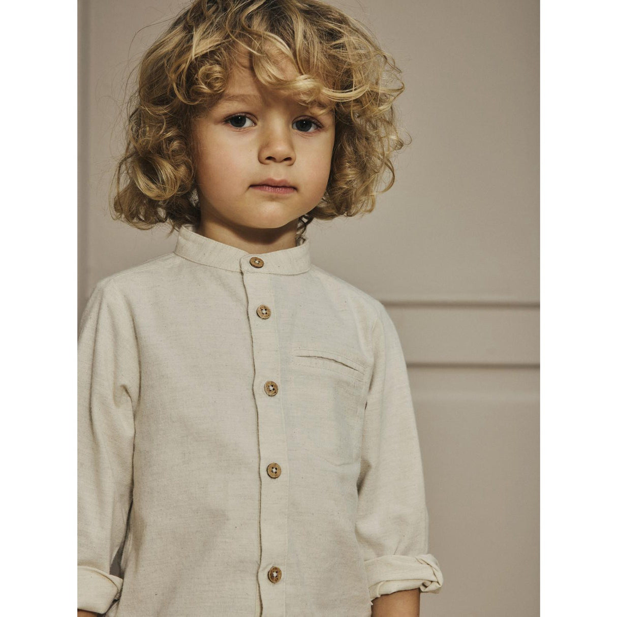 Lil'Atelier Turtledove Nmmotto Ls Shirt Lil