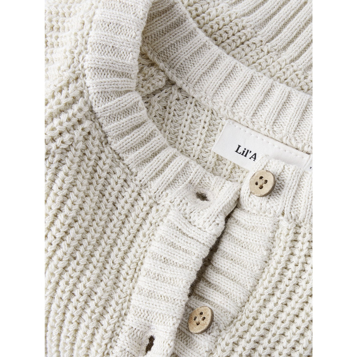 Lil'Atelier Turtledove Nmfemlen Len Ls Knit Card Lil